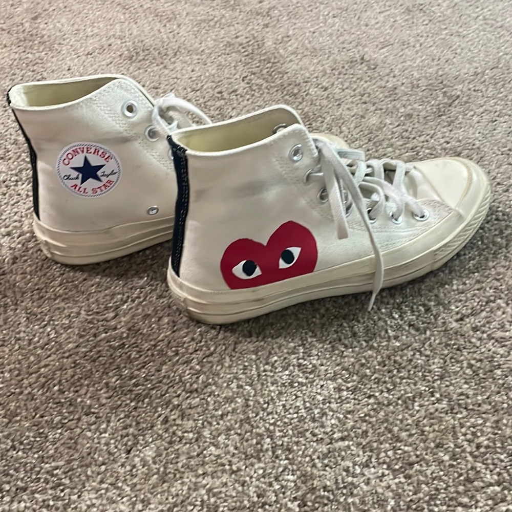 CDG CONVERSE, CONVERSE X COMME DES GARCONS PLAY HIGH TOPS